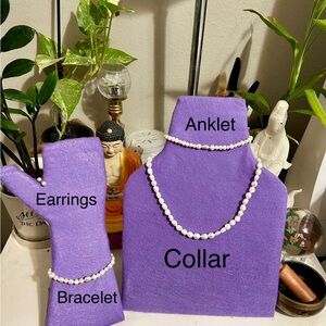 Elegant Sweet Water Pearl Jewelry 4 piece Set